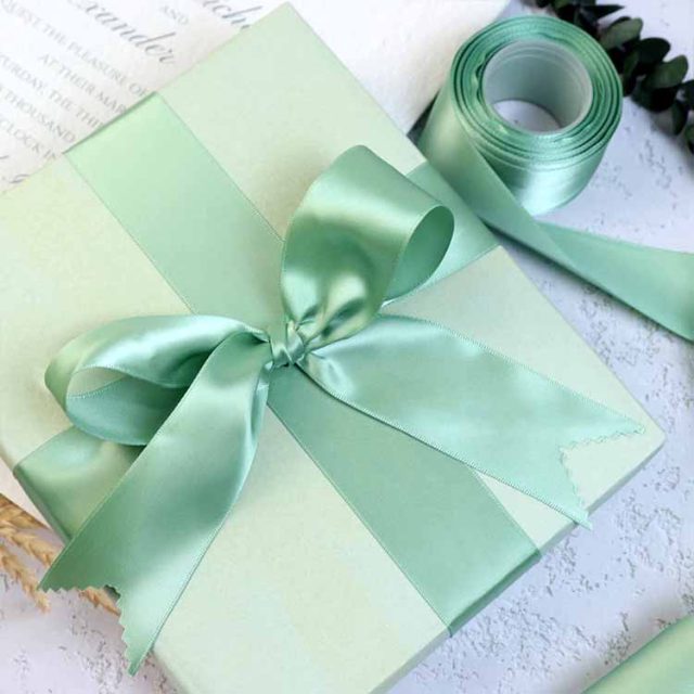 Factory wholesale custom plain silk ribbon rolls (4)