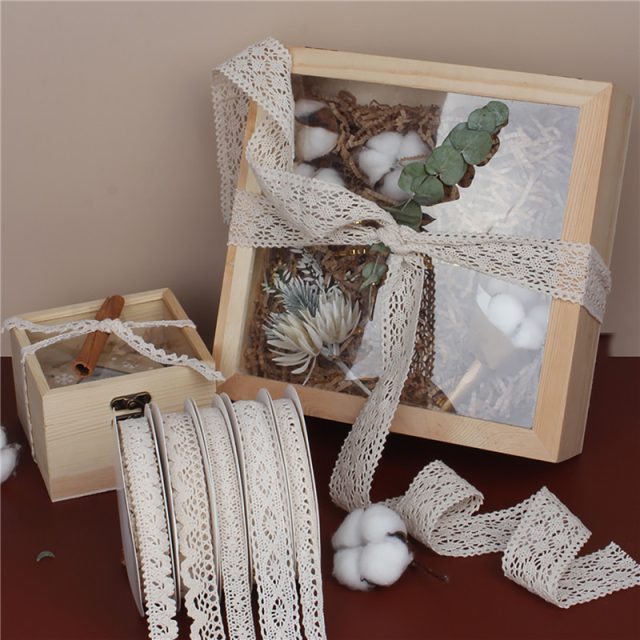 Wholesale decorative lace handmade lace ribbon (3)